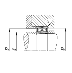 �A���L���S�� NN3026-AS-K-M-SP, ����(j��) DIN 5412-4 ��(bi��o)��(zh��n)����Ҫ�ߴ�, �Ƕ�λ�S��, �p�У����F�����F�� 1:12 ���ɷ��x, �����ּ����pС�ď����(n��i)����϶�����ƹ���